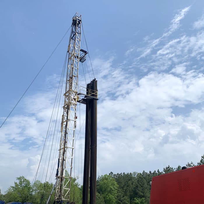 TCP on a stick pipe off rig with renegade services